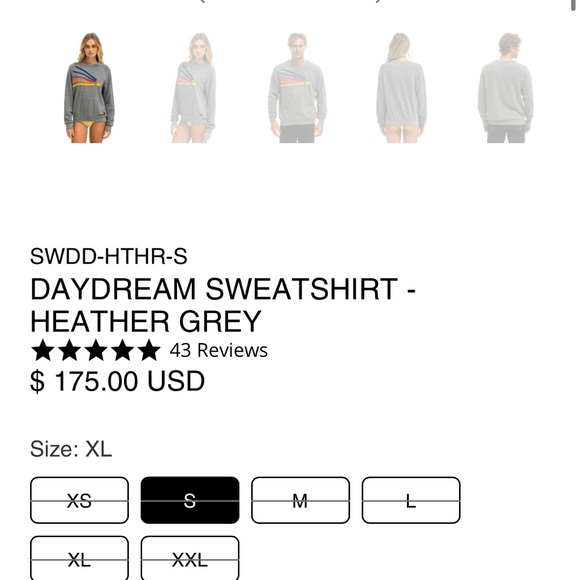 Sold out everywhere aviator nation day dream sweatshirt - Picture 4 of 4